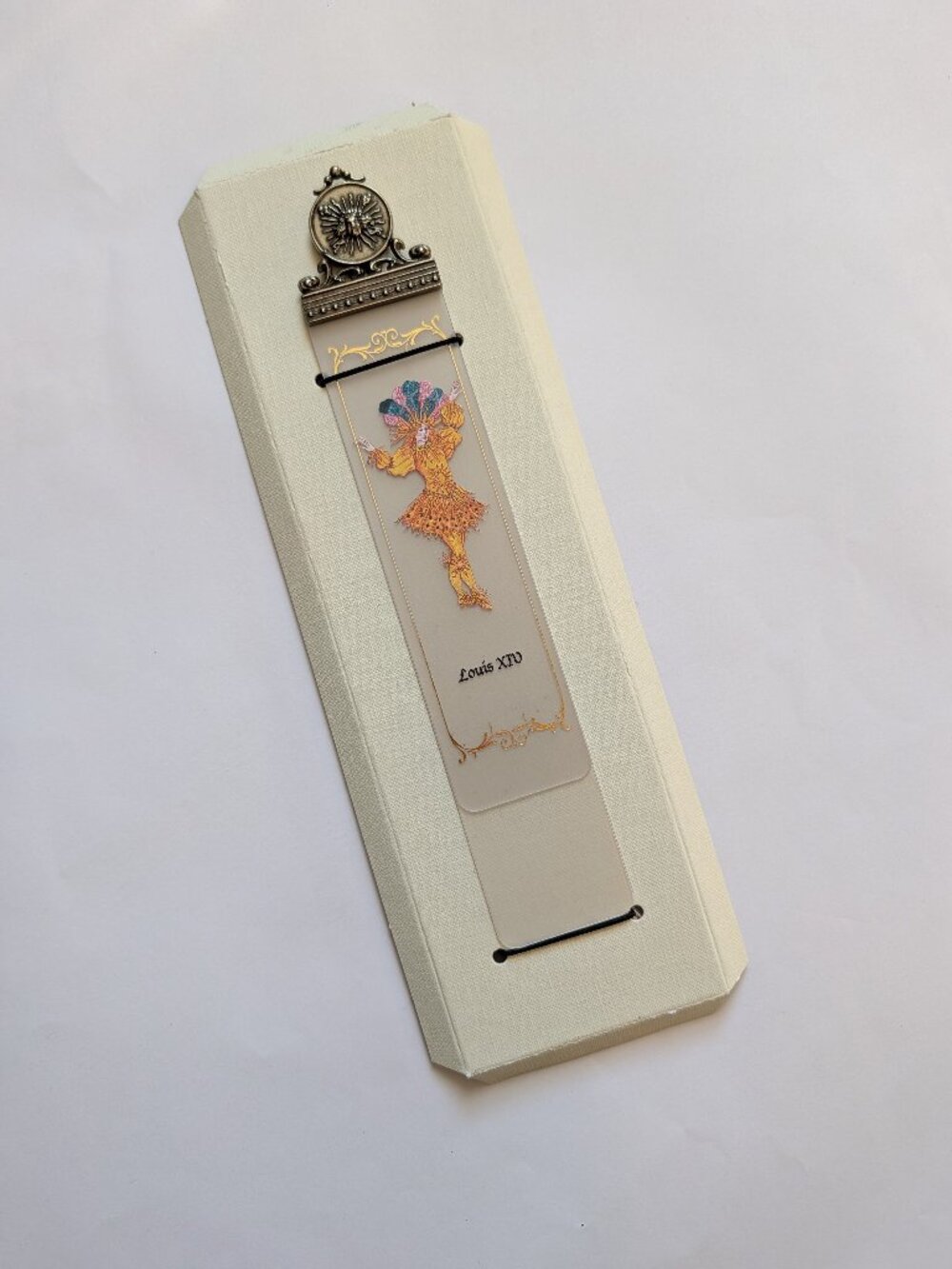 Hand Painted King Louis XIV Bookmark Made in France